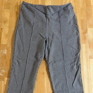 Massimo Fabbro Houndstooth Work Pants – Size 8, Classic Business Attire